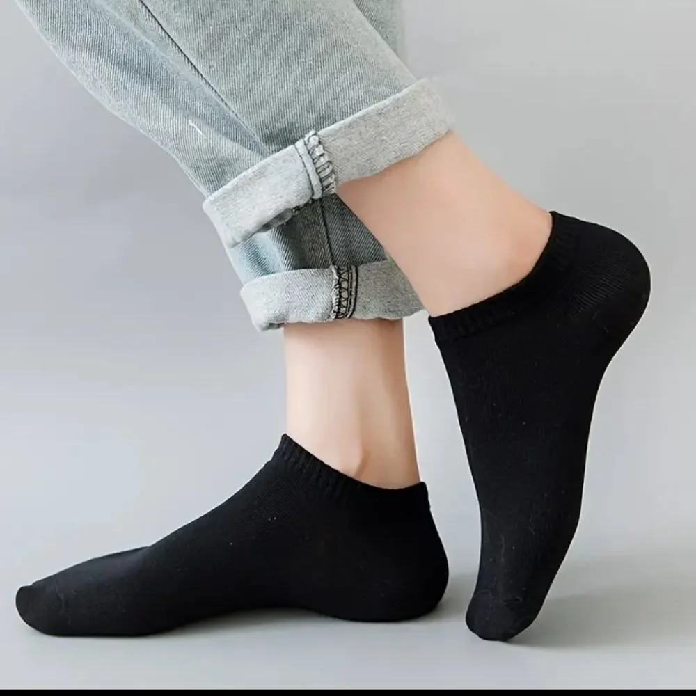 ankle sock bundle white black Gray pack set
